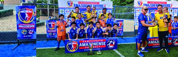 BP Personal � campe�o amazonense de soccer society Sub -9